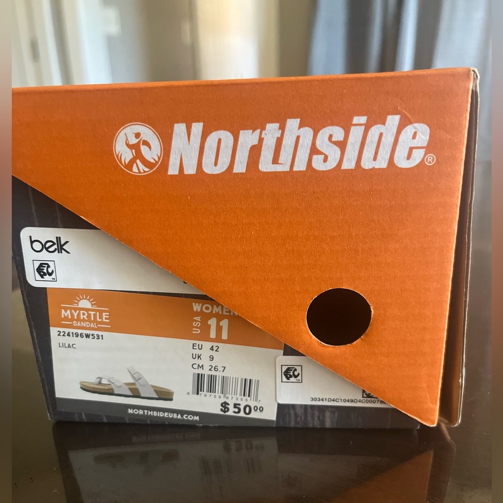 Northside Myrtle Sandals - Lilac. Size Women’s 11. New in box.